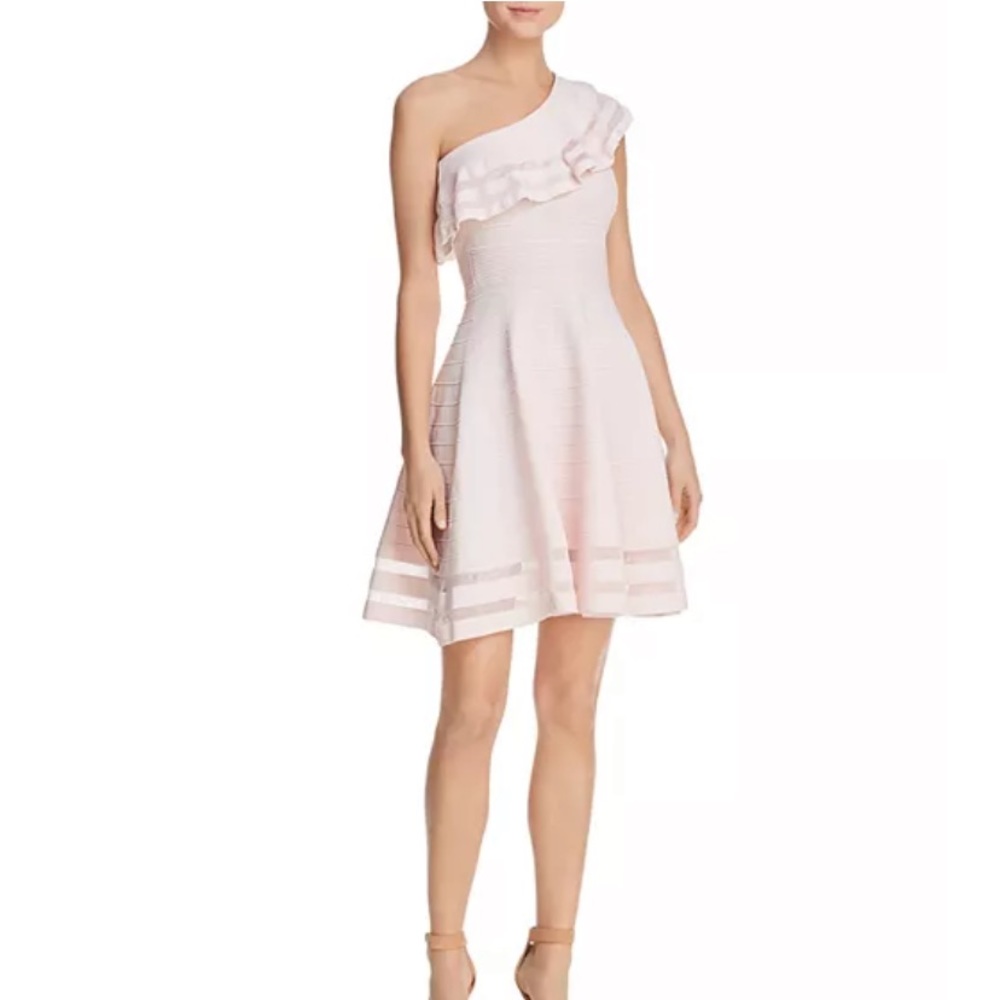 Ted Baker one shoulder Pink Dress